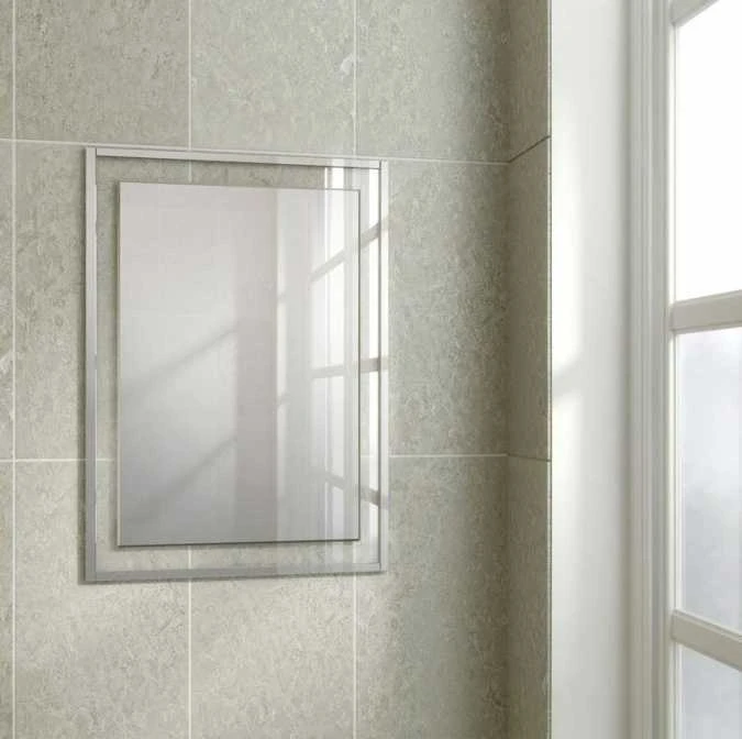 HIB Georgia 600 Decorative Bathroom Mirror - 600mm - Stylish & Functional 6 HIB Georgia 600 Decorative Bathroom Mirror - 600mm - Stylish & Functional - Image 4