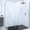 RAK Ceramics Feeling 700mm Wet Room Shower Screen - Sleek & Durable Design -Bathroom Sales Shop Glass 6