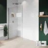 ABACUS 8mm Wetroom Shower Screen Glass 890mm - Sleek & Durable Design 1 ABACUS 8mm Wetroom Shower Screen Glass 890mm - Sleek & Durable Design -Bathroom Sales Shop Glass ProfileFixed Wet Room Screen 8mm890mm