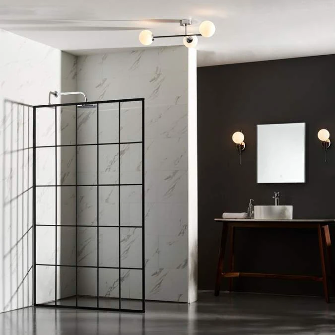 Gressingham Chrome Ceiling Light - Modern Bathroom Lighting Fixture 7 Gressingham Chrome Ceiling Light - Modern Bathroom Lighting Fixture - Image 5