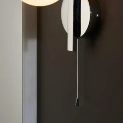 Gressingham Chrome Wall Light | Modern Bathroom Lighting -Bathroom Sales Shop Gressingham Ceiling Light Lifestyle3 2