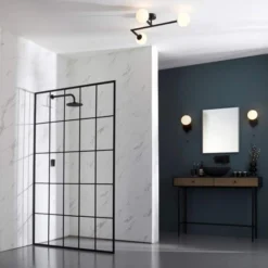 Gressingham Matt Black Wall Light - Modern Bathroom Lighting -Bathroom Sales Shop Gressingham Matt Black Wall Light Lifestyle3