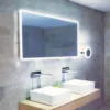 HIB Globe 140 LED Ambient Mirror - Energy-Efficient Bathroom Illumination -Bathroom Sales Shop HIB Globe 140