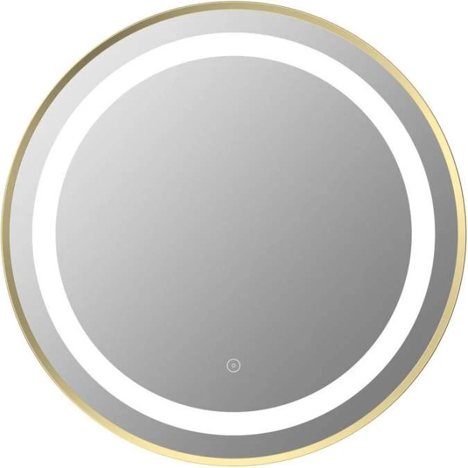 Haut Volant 600mm Round Front-Lit LED Bathroom Mirror - Brushed Brass | Modern & Energy-Efficient 3 Haut Volant 600mm Round Front-Lit LED Bathroom Mirror - Brushed Brass | Modern & Energy-Efficient