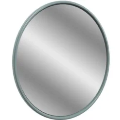 Havanna 550 x 550mm Round Mirror - Sea Green Ash | Stylish Bathroom & Decorative Wall Mirror