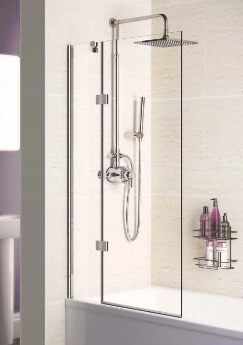 Lakes Bathrooms Hinged Bath Screen - 1000-1015 x 1500mm, Silver | Durable Shower Enclosure 3 Lakes Bathrooms Hinged Bath Screen - 1000-1015 x 1500mm, Silver | Durable Shower Enclosure