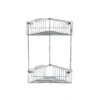 Inda Hotellerie Chrome Corner Shower Basket AV032A – Durable Bathroom Organiser -Bathroom Sales Shop Inda AV032A1