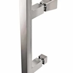 Roman Innov8 Hinged Shower Door with In-Line Panel 1200mm - Alcove Fitting -Bathroom Sales Shop Innov8 Chrome Handle 1