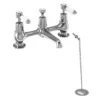 Burlington Kensington Traditional Bridge Basin Mixer Tap - Premium Bathroom Tap -Bathroom Sales Shop KE10 chain