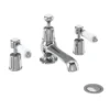Burlington Kensington Traditional Three Hole Basin Mixer Tap - Chrome Finish -Bathroom Sales Shop KE12