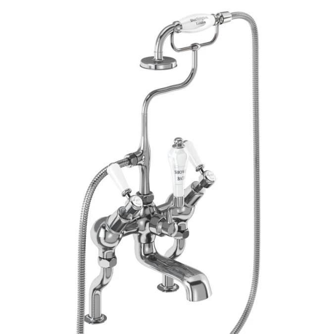 Burlington Kensington Angled Traditional Bath Shower Mixer Tap | Chrome Finish | Premium Quality 3 Burlington Kensington Angled Traditional Bath Shower Mixer Tap | Chrome Finish | Premium Quality