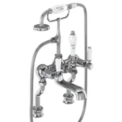 Burlington Kensington Traditional Bath Shower Mixer Tap KE15 - Elegant & Durable Design -Bathroom Sales Shop KER15 T18 noS adj v3