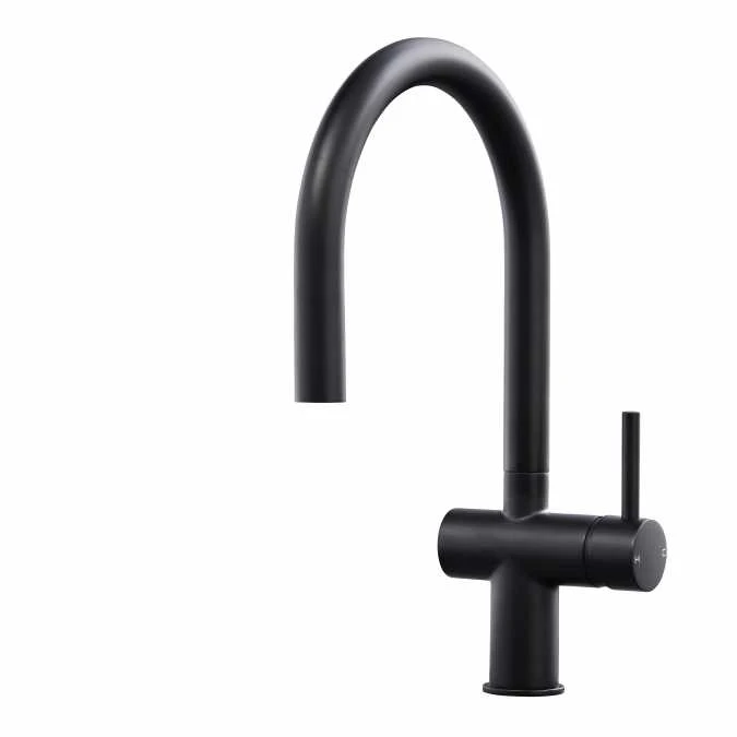 Rievaulx Matt Black Pull Out Kitchen Mixer Tap | Modern Design | High-Quality Finish 3 Rievaulx Matt Black Pull Out Kitchen Mixer Tap | Modern Design | High-Quality Finish