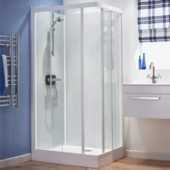 Kinedo Kineprime 800 X 800mm Glass Sliding Shower Pod - Modern & Durable