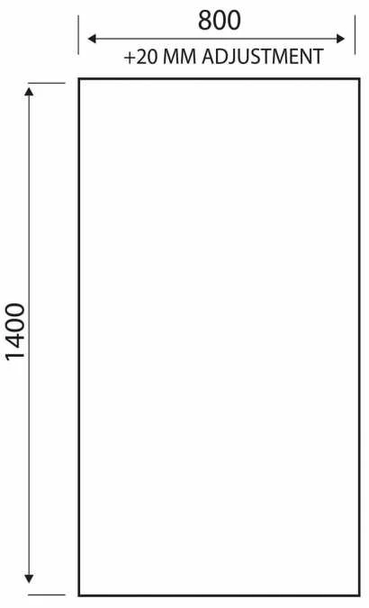 Scudo S6 Square Edge Black Frame Bath Shower Screen - Premium Single Panel Shower Enclosure 4 Scudo S6 Square Edge Black Frame Bath Shower Screen - Premium Single Panel Shower Enclosure - Image 2