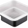 The White Space Soap Dish - Black | Modern Bathroom Accessory -Bathroom Sales Shop LEG7B
