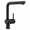 Blanco Linus S Matt Black Kitchen Tap - 525807 | Modern Monobloc Tap -Bathroom Sales Shop LINUS S MATT BLACK PRODUCT SHOT
