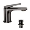 Jaquar Laguna Black Chrome Mono Basin Mixer Tap – Modern Bathroom Faucet