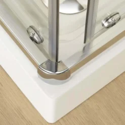 1000mm Semi-Frameless Corner Entry Shower Enclosure - Lakes Classic Collection -Bathroom Sales Shop Lakes Semi Frameless Corner Entry Enclosure 2nd 1 6