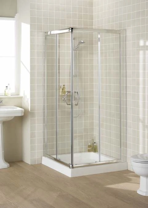 800mm Semi-Frameless Corner Entry Shower Enclosure - Lakes Classic Collection 3 800mm Semi-Frameless Corner Entry Shower Enclosure - Lakes Classic Collection