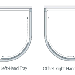 Lakes Classic 1200 X 800 Single Door Offset Quadrant Shower Enclosure - Premium Quadrant Shower Door -Bathroom Sales Shop Lakes Single Door Offset Quadrant SPECS 1