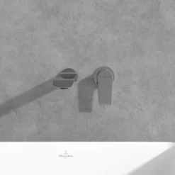 Villeroy & Boch Liberty Wall Mounted Single Lever Basin Mixer Tap - Chrome, 195mm Spout 12 Villeroy & Boch Liberty Wall Mounted Single Lever Basin Mixer Tap - Chrome, 195mm Spout -Bathroom Sales Shop Liberty 195 wall basin mixer 3