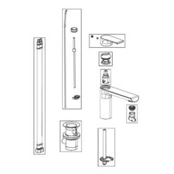 Villeroy & Boch Liberty Single Lever Basin Mixer Tap Chrome With Pop Up Waste | High-Quality Bathroom Tap -Bathroom Sales Shop Liberty basin mixer parts