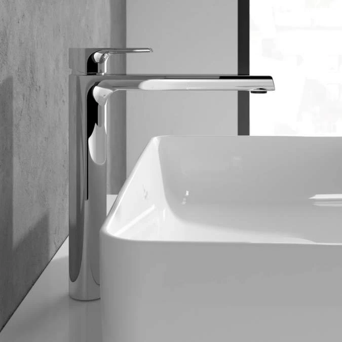 Villeroy & Boch Liberty Single Lever Tall Basin Mixer Tap Chrome - Premium Bathroom Tap 5 Villeroy & Boch Liberty Single Lever Tall Basin Mixer Tap Chrome - Premium Bathroom Tap - Image 3