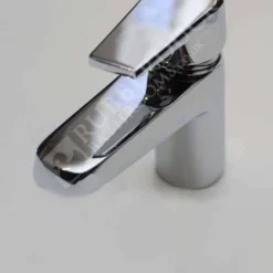 Linton Bathroom Basin Monobloc Mixer Tap with Sprung Waste - HighLife Bathrooms | Chrome Finish | Basin & Bathroom Taps -Bathroom Sales Shop Linton Basin Mixer 1