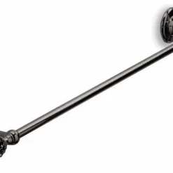 Oriental Crystal 520mm Towel Rail in Chrome, Gold or Black Chrome - Stylish Bathroom Essentials by Origins Living -Bathroom Sales Shop MA45 B oriental crystal towel rail 52cm black chrome