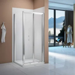 Merlyn Vivid Boost 800mm Bi-fold Shower Door - Modern & Durable -Bathroom Sales Shop MER BOOST BIFOLD 3 RM 1156x742 1