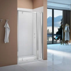 Merlyn Vivid Boost 760mm Pivot Door - Premium Shower Door for Modern Bathrooms -Bathroom Sales Shop MER BOOST PIVOT 2 RM 1156x742 1