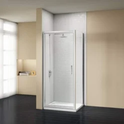 Merlyn Vivid Sublime 800mm Infold Shower Door - Premium Pivot Shower Enclosure -Bathroom Sales Shop MER SUBLIME INFOLD SIDE RM 1156x742