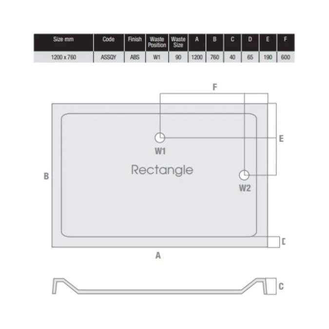 MX Elements 1200 x 760 Anti-Slip Rectangular Stone Resin Shower Tray | Durable & Stylish 6 MX Elements 1200 x 760 Anti-Slip Rectangular Stone Resin Shower Tray | Durable & Stylish - Image 4