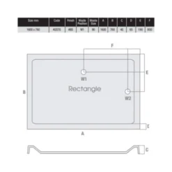 MX Elements 1600 x 760mm Anti-Slip Rectangular Stone Resin Shower Tray - Premium Shower Base -Bathroom Sales Shop MX 1600 x 760 ASSTG Tech