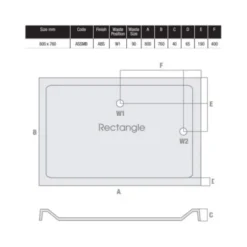 MX Elements 800 X 760mm Anti-Slip Rectangular Stone Resin Shower Tray | Durable & Stylish 9 MX Elements 800 X 760mm Anti-Slip Rectangular Stone Resin Shower Tray | Durable & Stylish -Bathroom Sales Shop MX 800 x 760 ASSMB Tech 1