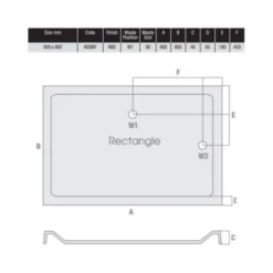 MX Elements 900 X 800 Anti-Slip Rectangular Stone Resin Shower Tray | Premium Quality 9 MX Elements 900 X 800 Anti-Slip Rectangular Stone Resin Shower Tray | Premium Quality -Bathroom Sales Shop MX 900 x 800 ASSNY Tech