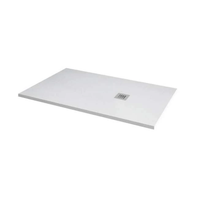 MX Minerals 1400 x 800mm Ice White Slate Effect Shower Tray - Premium Quality & Stylish Design 3 MX Minerals 1400 x 800mm Ice White Slate Effect Shower Tray - Premium Quality & Stylish Design