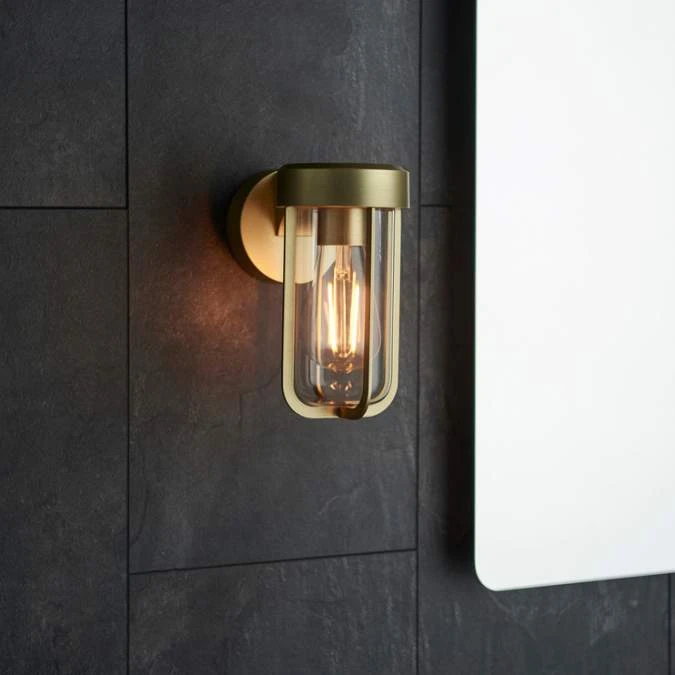Mandarin Wall Light - Brushed Brass | Modern Bathroom Lighting 10 Mandarin Wall Light - Brushed Brass | Modern Bathroom Lighting - Image 8