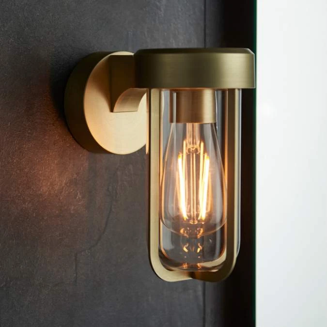 Mandarin Wall Light - Brushed Brass | Modern Bathroom Lighting 12 Mandarin Wall Light - Brushed Brass | Modern Bathroom Lighting - Image 10