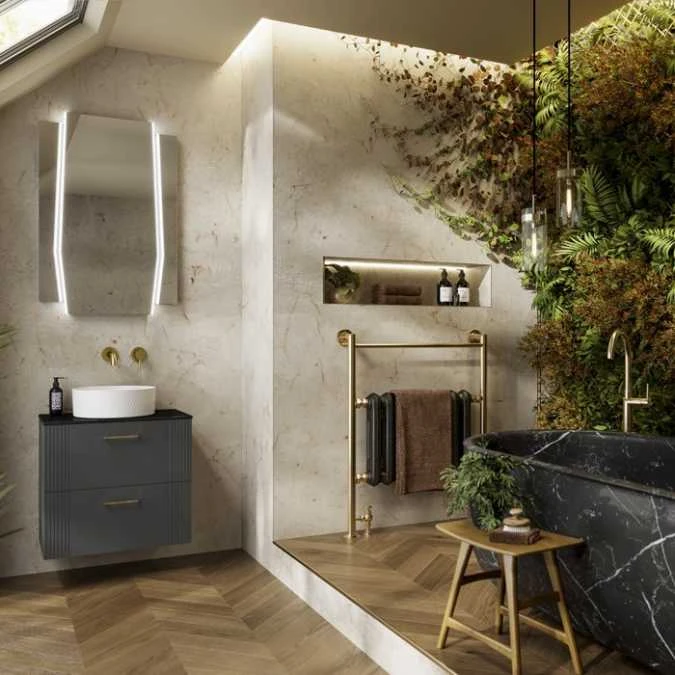 HIB Maxim LED Bathroom Mirror 900 X 600mm | Modern Illuminated Bathroom Mirror | Dimmable & Anti-Fog 3 HIB Maxim LED Bathroom Mirror 900 X 600mm | Modern Illuminated Bathroom Mirror | Dimmable & Anti-Fog