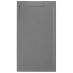 Giorgio Lux Grey Slate Effect Shower Tray - 1600 x 800mm with Concealed Waste
