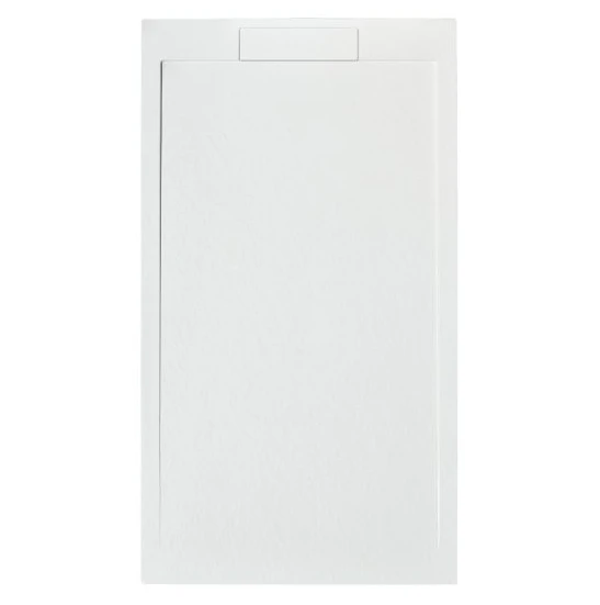 Giorgio Lux White Slate Effect Shower Tray 2000x800mm | Concealed Waste | Rectangle Shower Tray 3 Giorgio Lux White Slate Effect Shower Tray 2000x800mm | Concealed Waste | Rectangle Shower Tray