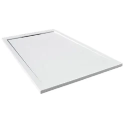 Giorgio Lux White Slate Effect Shower Tray 1400x900mm with Concealed Waste – Modern Rectangle Shower Tray -Bathroom Sales Shop Mere Giorgio Lux 1 8