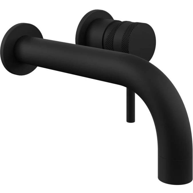Scudo Core Wall Mounted Basin Tap in Matt Black | Modern Wall-Mounted Taps 3 Scudo Core Wall Mounted Basin Tap in Matt Black | Modern Wall-Mounted Taps