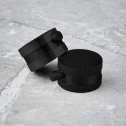 Scudo Core Black Twin Head Rigid Riser Shower Kit - Premium Shower Valve Solution -Bathroom Sales Shop NU 023 HANDLES 1 1