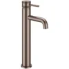 Scudo Core Tall Mono Basin Mixer Tap in Brushed Bronze - Modern Bathroom Design -Bathroom Sales Shop NU 039 CO