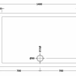 Nuie 1400 x 900mm Rectangle Shower Tray with FREE Waste - Durable & Stylish 6 Nuie 1400 x 900mm Rectangle Shower Tray with FREE Waste - Durable & Stylish -Bathroom Sales Shop Nuie 1400x900 rect tech