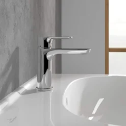 Villeroy & Boch O.novo Single Lever Basin Mixer Tap in Chrome - Sleek Modern Design -Bathroom Sales Shop Onovo basin mixer chrome 3