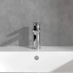 Villeroy & Boch O.novo Single Lever Basin Mixer Tap Chrome With Pop Up Waste - Premium Bathroom Tap -Bathroom Sales Shop Onovo basin mixer puw chrome 4